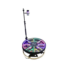 360 Video Selfie Booth 30 Inch with Mono Pod and Remote Controller GLB