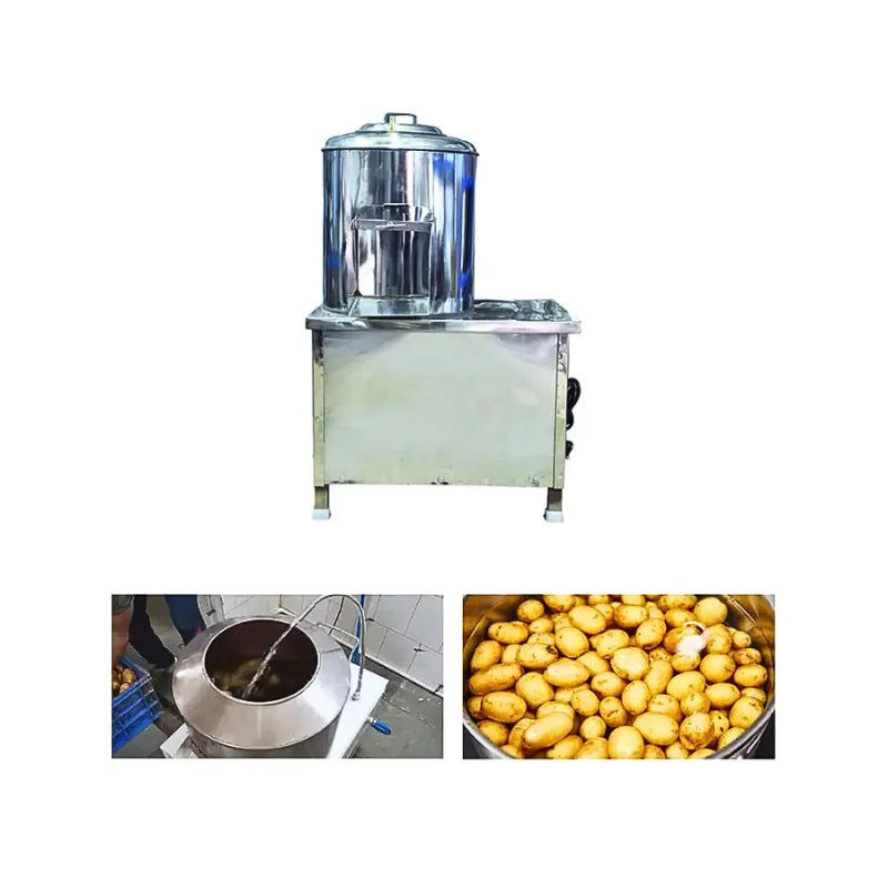 Commercial Potato Peeler Machine 20Kg with 1.5hp Heavy Duty Moto